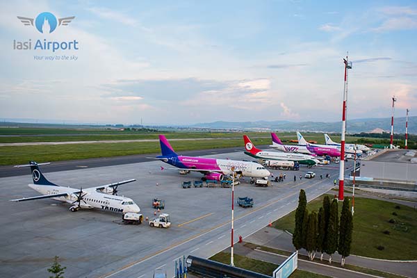 foto platforma avioane Aeroportul Iasi