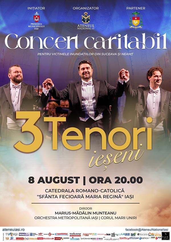 3 tenori ieseni concert caritabil