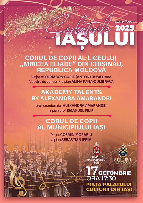 concerte coruri Sărbătorile Iașului