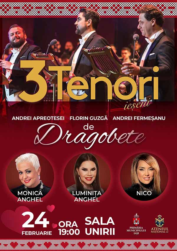 3 tenori Dragobete 24 feb 2026