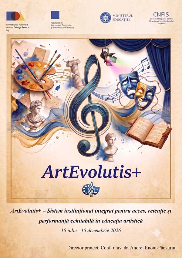 ArtEvolutis+ - Sistem instituțional integrat pentru acces, retenție și performanță echitabilă în educația artistică